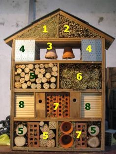Build a house with beneficial insects