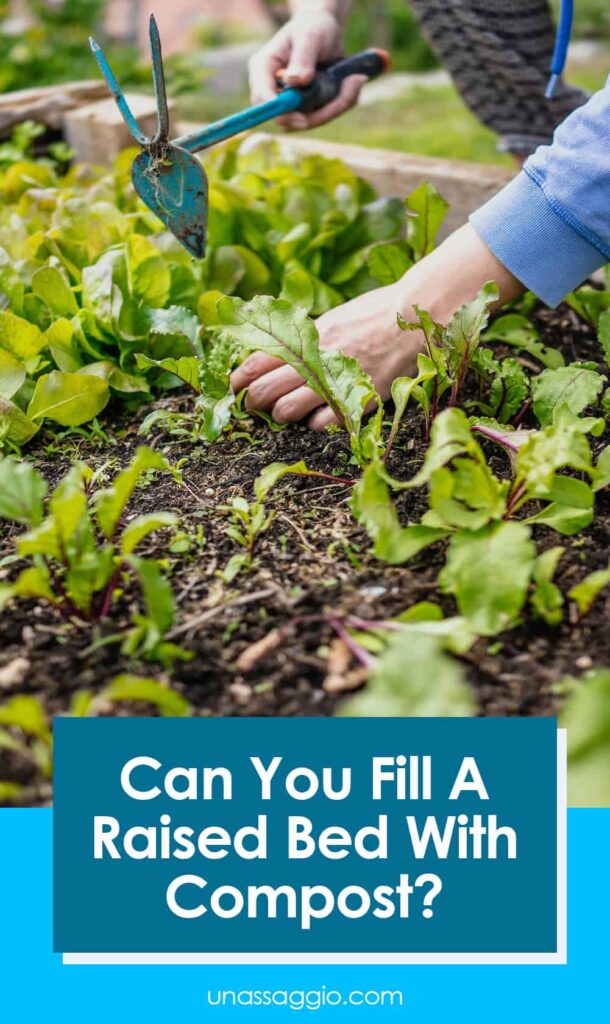 Can you fill a raised bed with compost?