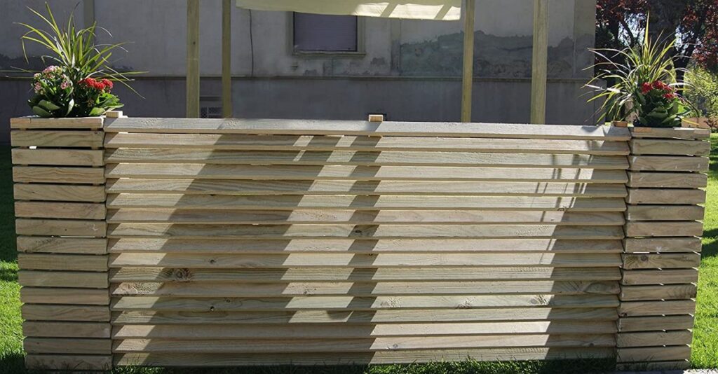 cerramiento de madera para terrazas