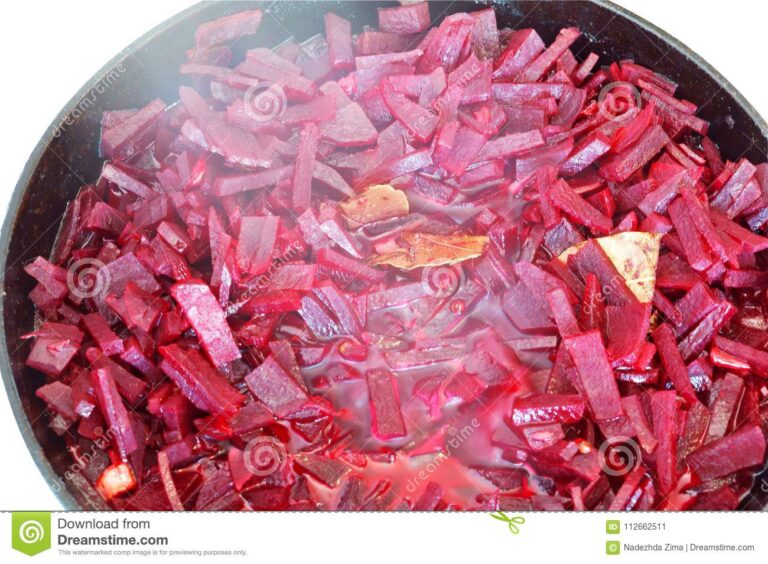Pan-fried beets