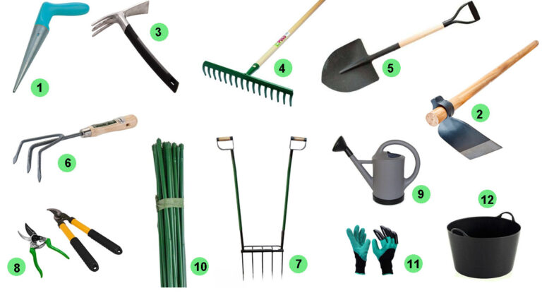 Small hand tools for pushing on the balcony
