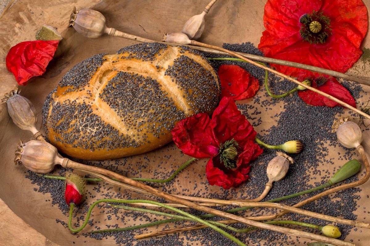 Poppy seeds are used in baking and confectionery