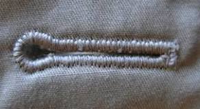 What is the buttonhole stitch?