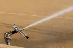 What pressure is needed for sprinkler irrigation?