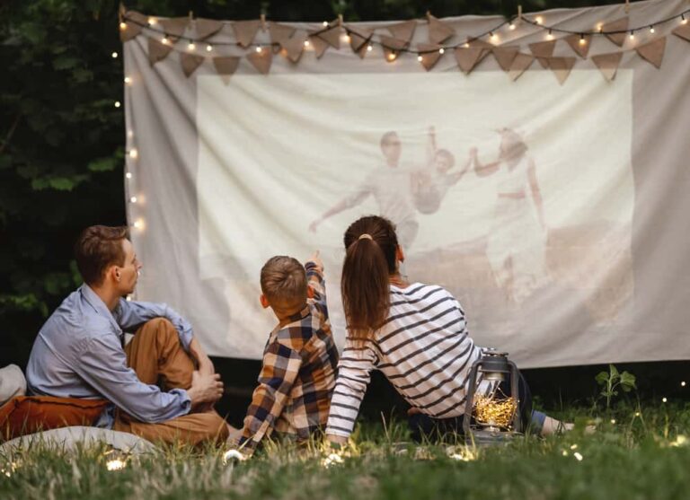 How to Create a Magical Movie Theater in Your Backyard