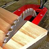 What is the name of the saw that cuts the wood?
