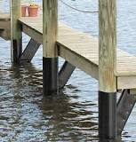 How to drive wooden piles?