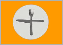 What is the meaning of a cross knife and fork?