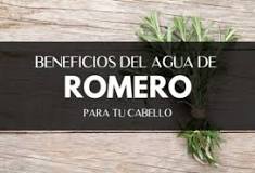 How is rosemary water used for hair?