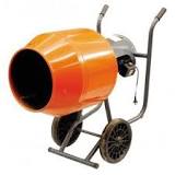 How many buckets correspond to a 130 liter concrete mixer?