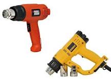 What is the difference between a heat gun and a hair dryer?