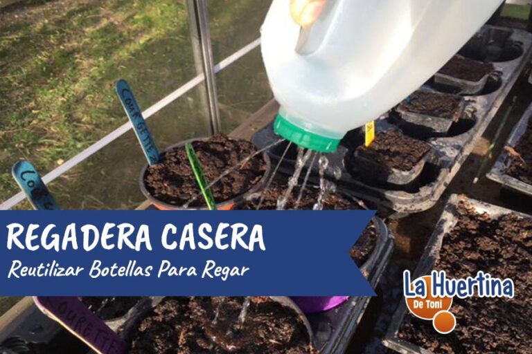 como hacer una regadera de botella