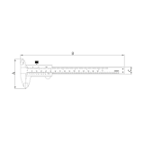 What does the vernier measure?