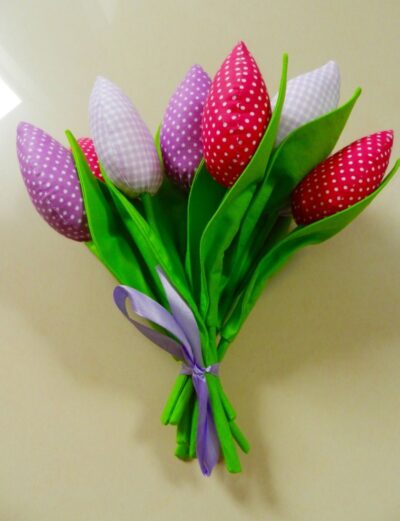 bouquet of artificial flowers