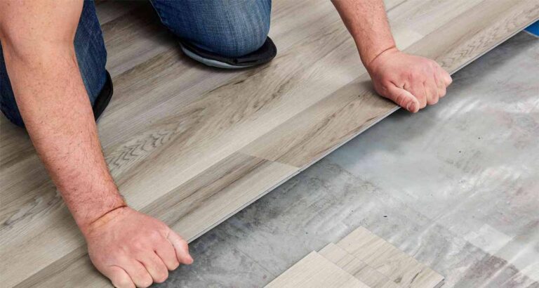 Instalación de parquet de vinilo
