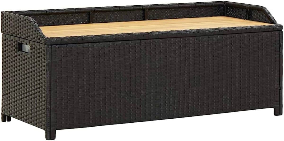 Garden bench with storage Fuente_Amazon